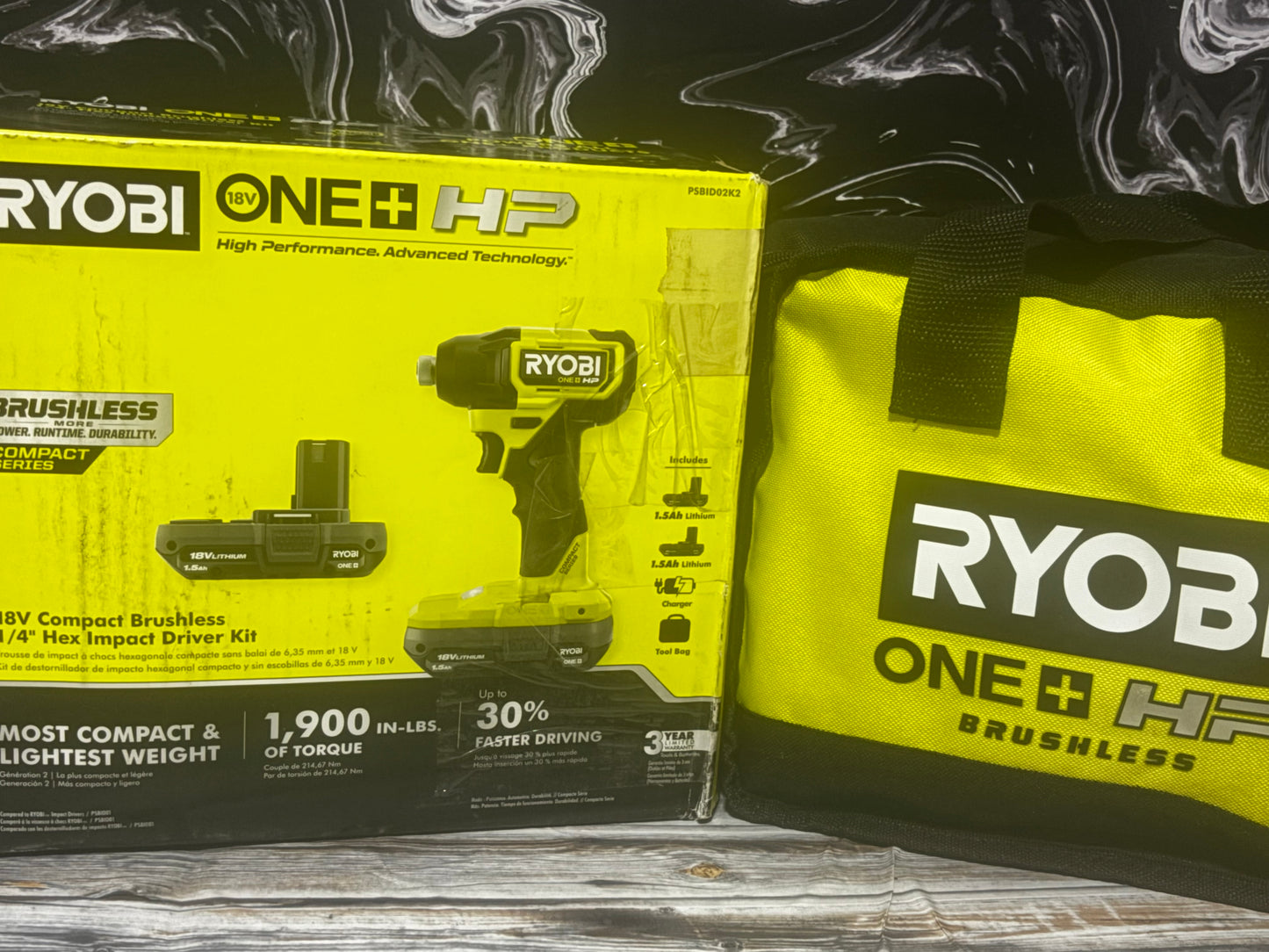 Ryobi ONE HP Compact Brushless 1/4 Impact Driver