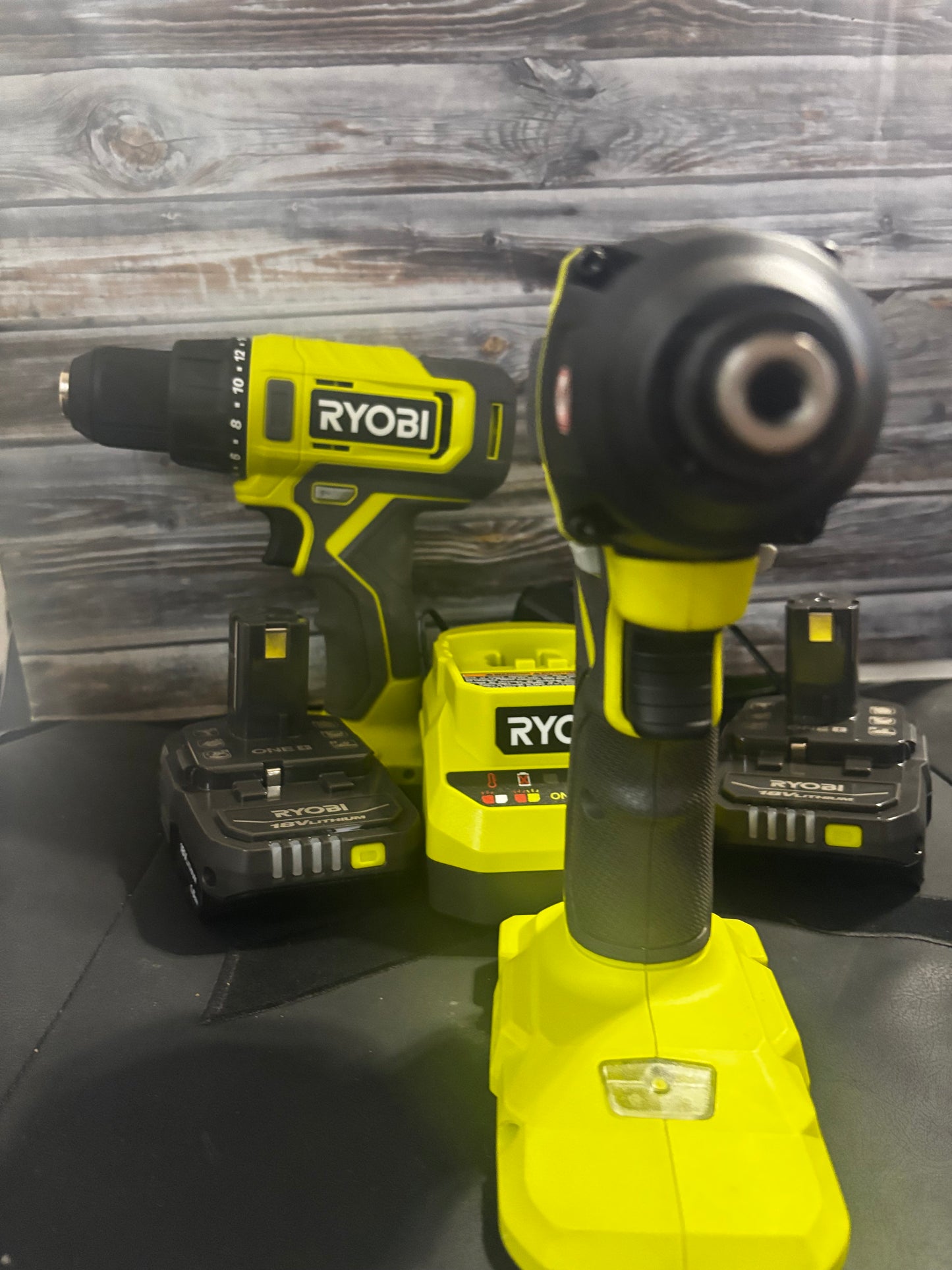 Ryobi 2-Tool Drill and Impact Driver Set