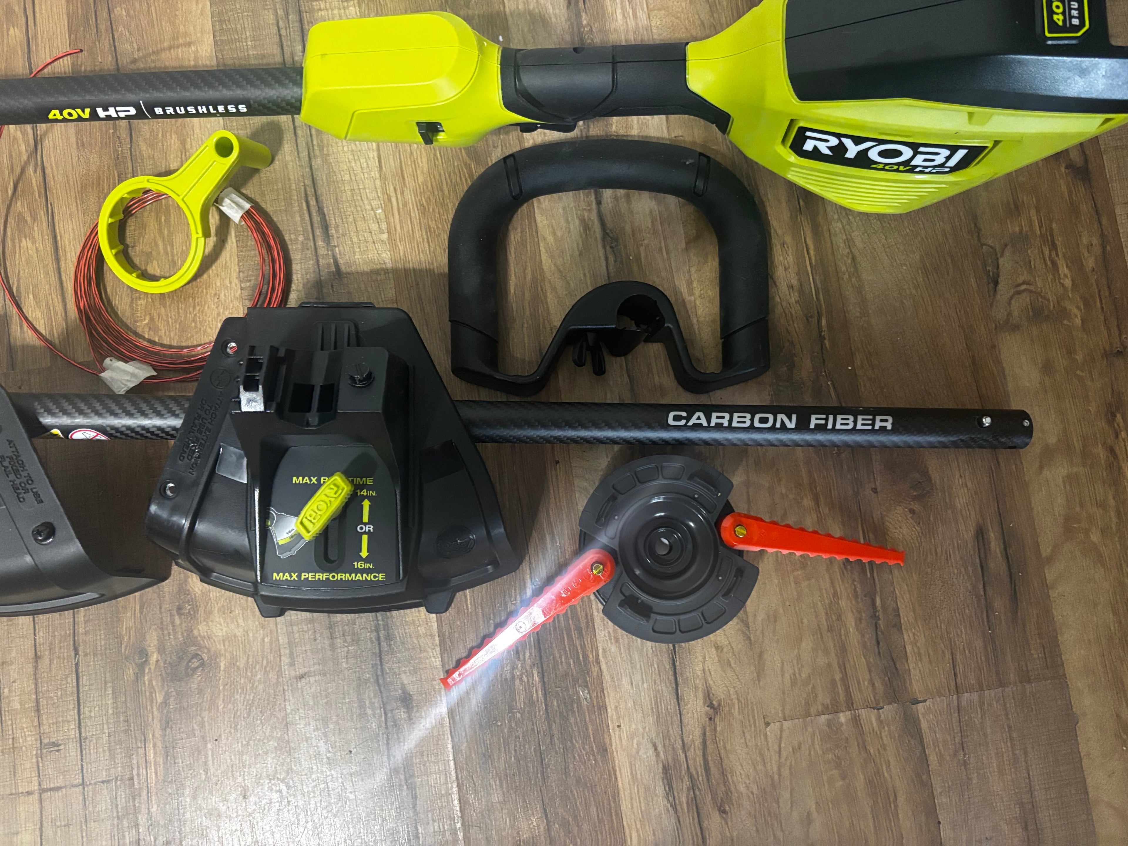 Ryobi 40V HP Brushless Trimmer + 4AH EDGE Battery